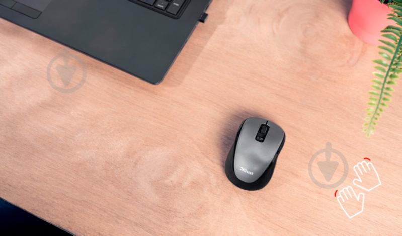 Мышь Trust Yvi Dual Mode Wireless Mouse black (24208) - фото 6