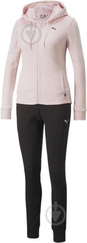 Спортивный костюм Puma Classic Hooded Sweat Suit TR cl 84712916 р. S розовый - фото 4