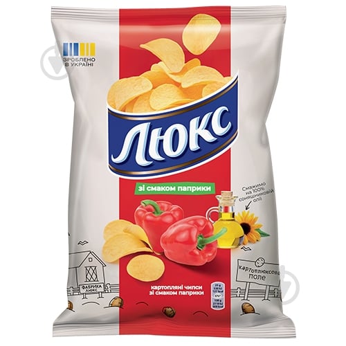 Чипсы Люкс со вкусом паприки 105 г - фото 1