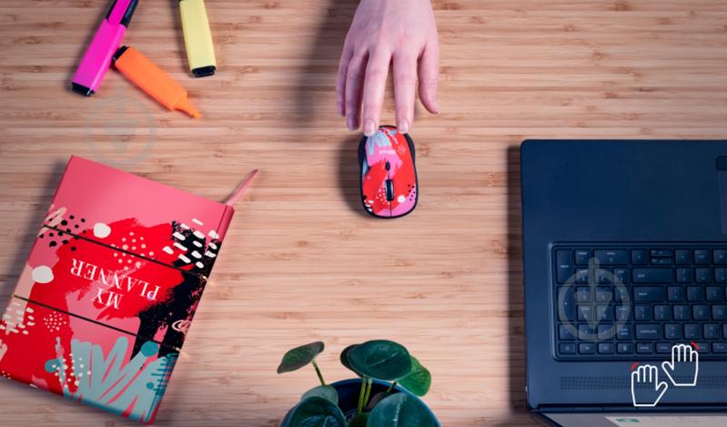 Мышь Trust Yvi WL Wireless Red Brush red (24440) - фото 5