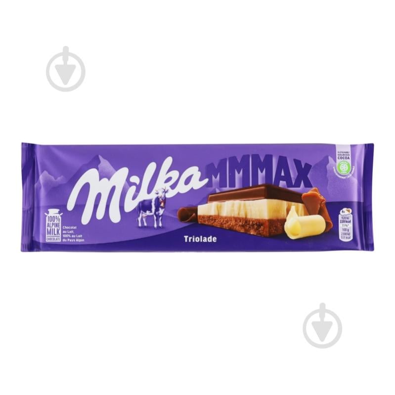 Шоколад Milka Triolade трехслойный с молочным и белым шоколадом 280 г - фото 10