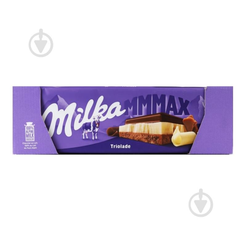 Шоколад Milka Triolade трехслойный с молочным и белым шоколадом 280 г - фото 8