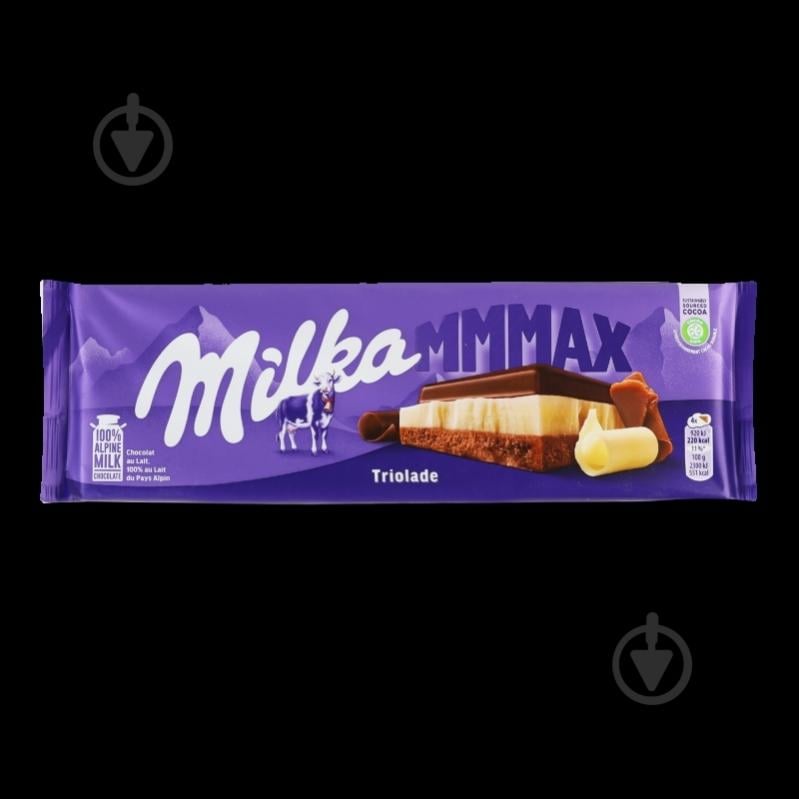 Шоколад Milka Triolade трехслойный с молочным и белым шоколадом 280 г - фото 4