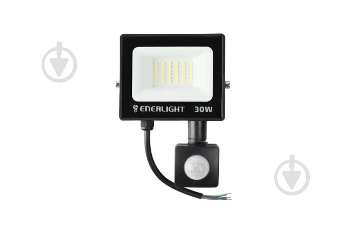 Прожектор з датчиком руху Enerlight 30 Вт IP65 чорний MANGUST30SMD80СS - фото 2