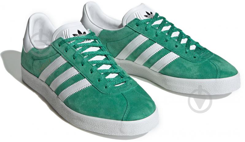 Кроссовки мужские демисезонные Adidas GAZELLE 85 GY2532 р.44 зеленые - фото 3