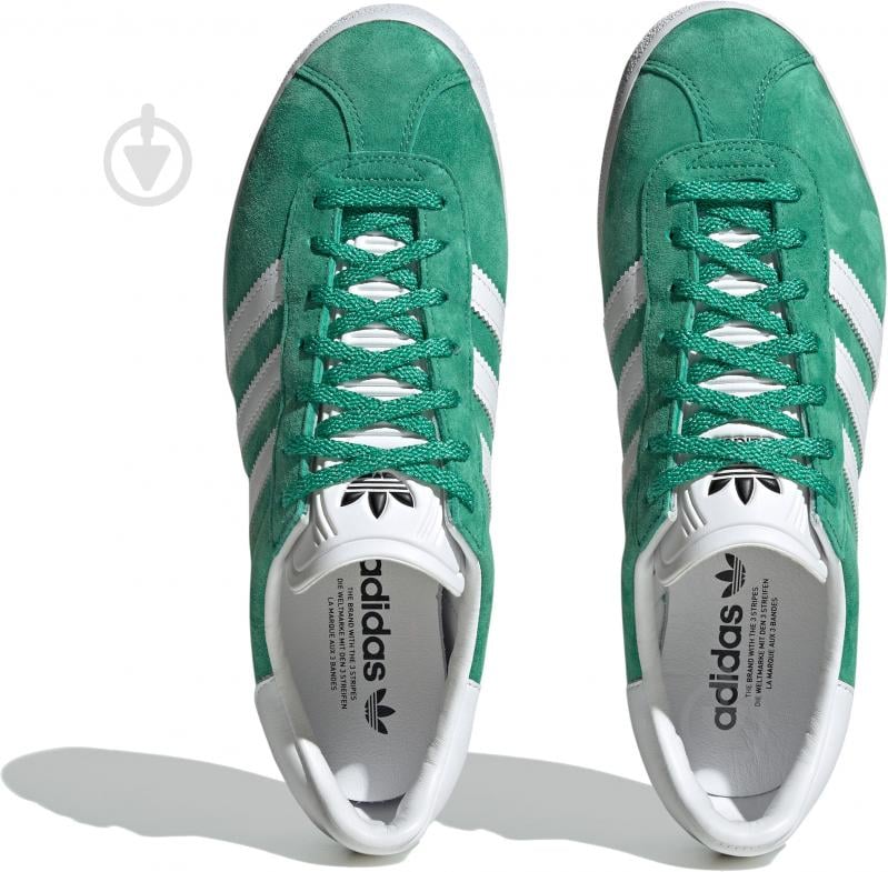 Кроссовки мужские демисезонные Adidas GAZELLE 85 GY2532 р.43 1/3 зеленые - фото 8