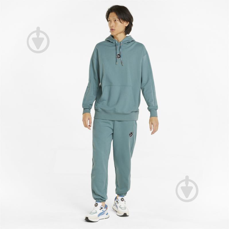 Джемпер Puma T7 GO FOR Hoodie TR 53417550 р. L бірюзовий - фото 3