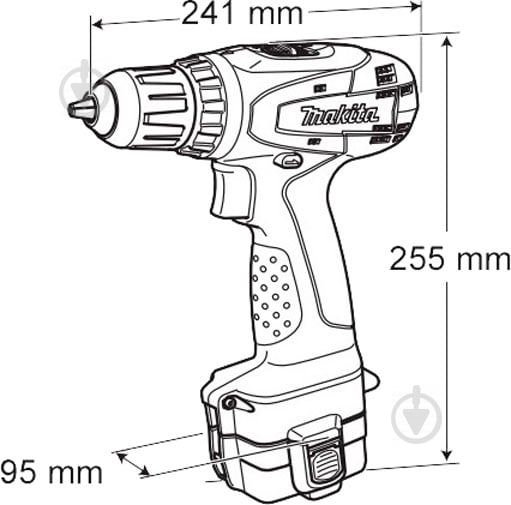 Шуруповерт акумуляторний Makita 6337DWDE - фото 2