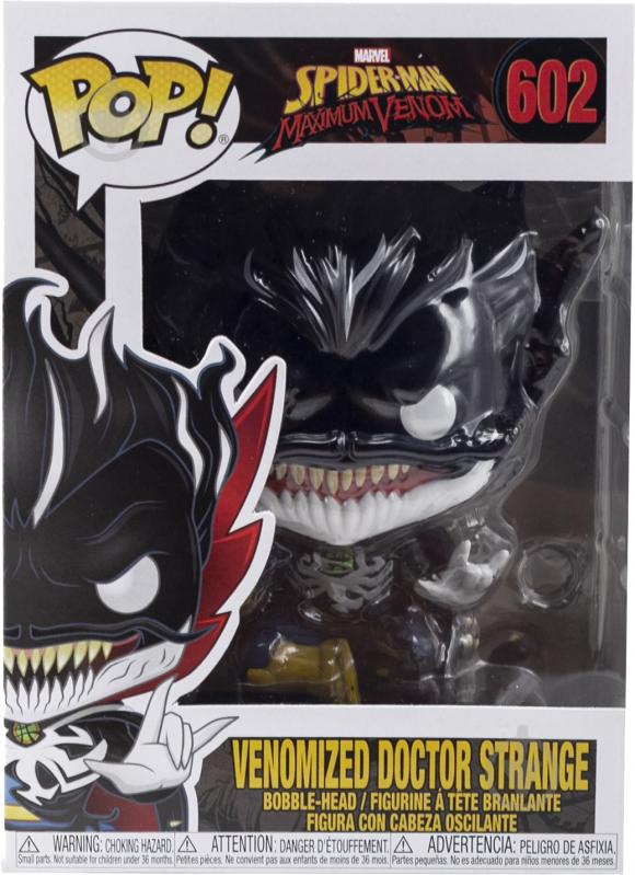 Фигурка Funko POP! Bobble Marvel Spider-Man Maximum Venom Venomized Doctor Strange (FUN2549319) - фото 5