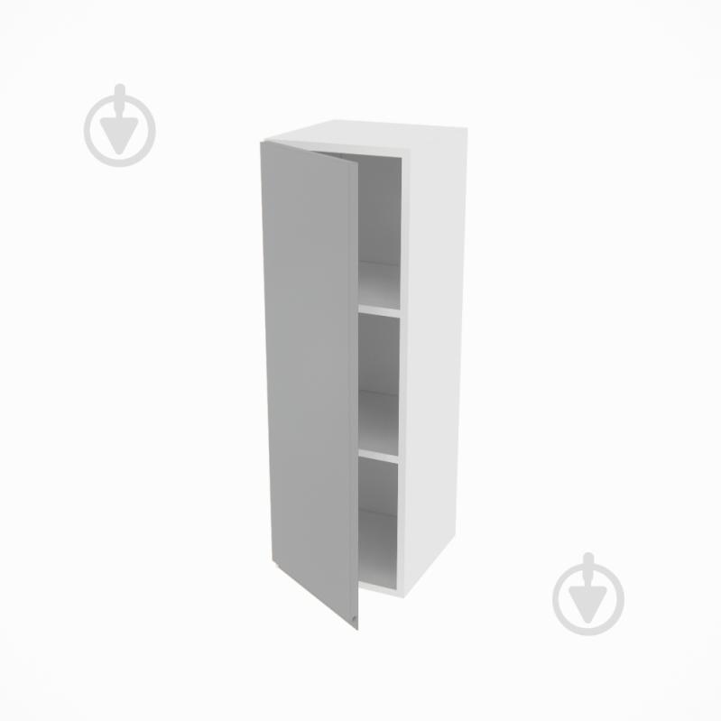 Шафа Влада (В 30/30Ск (920)ліва) сірий оксамит/білий Світ Меблів - фото 2 Шафа Влада (В 30/30Ск (920)ліва) сірий оксамит/білий Світ Меблів - фото 2