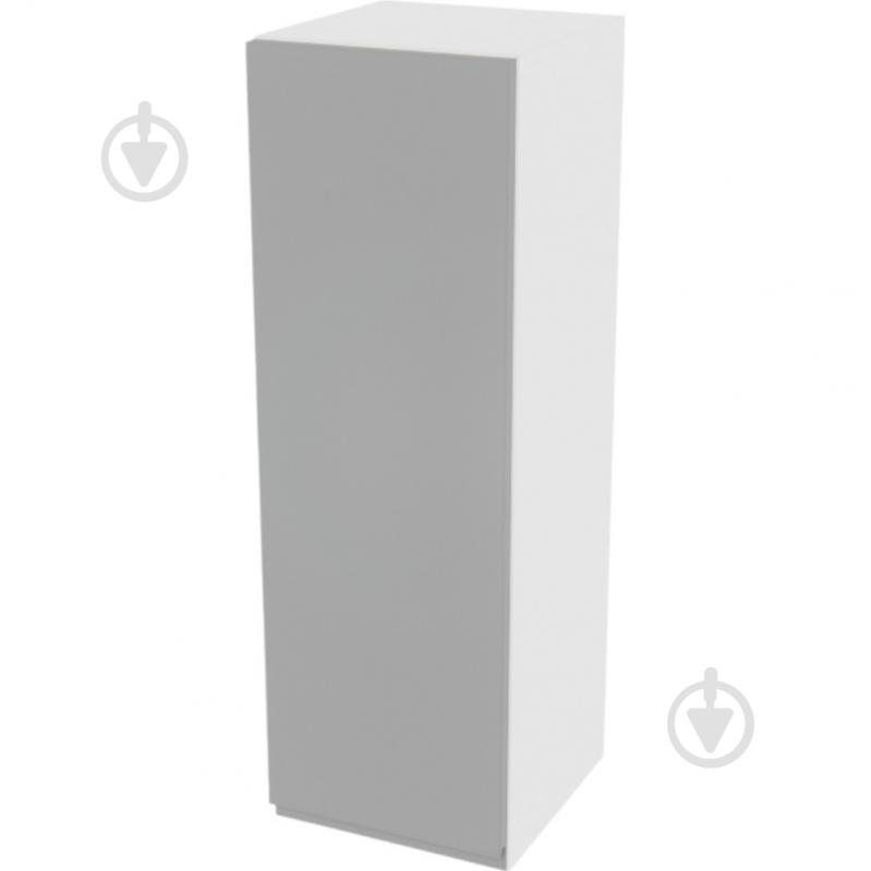 Шафа Влада (В 30/30Ск (920)ліва) сірий оксамит/білий Світ Меблів - фото 1 Шафа Влада (В 30/30Ск (920)ліва) сірий оксамит/білий Світ Меблів - фото 1