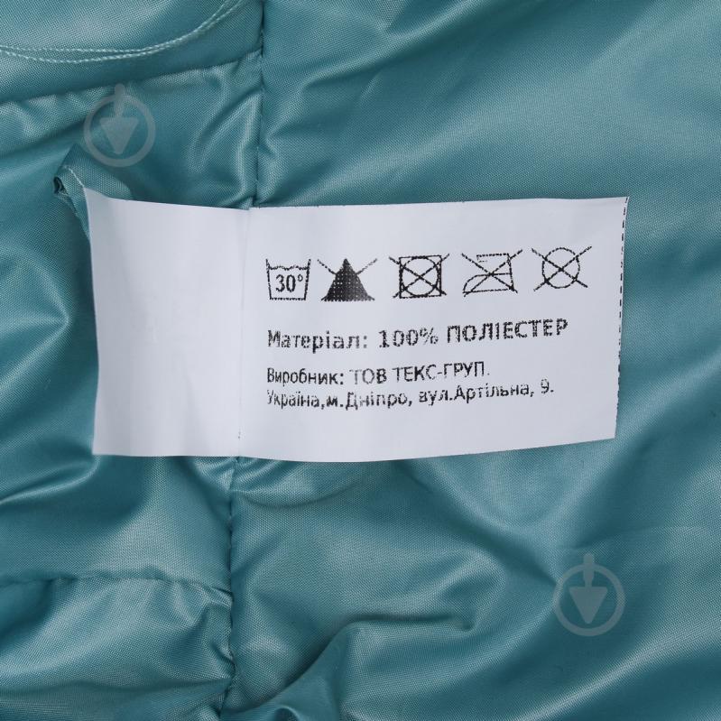 Куртка детская для девочки Білтекс стеганая р.122 бирюзовый - фото 7