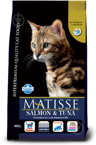 Корм сухой для котов Farmina Matisse Salmon & Tuna с лососем и тунцом 1,5 кг - фото 1