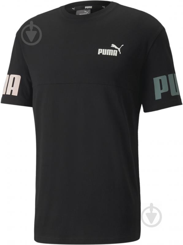 Футболка Puma Power Colorblock Tee 84738951 р.M черный - фото 4