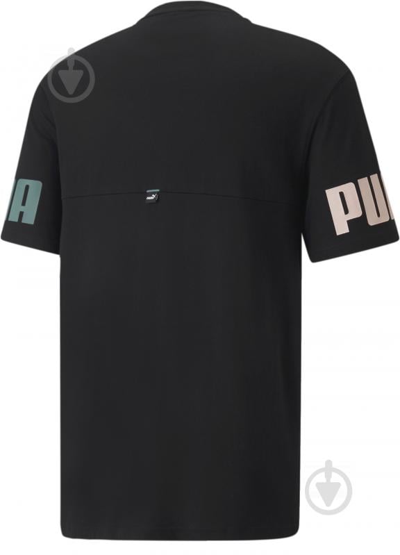 Футболка Puma Power Colorblock Tee 84738951 р.M черный - фото 5