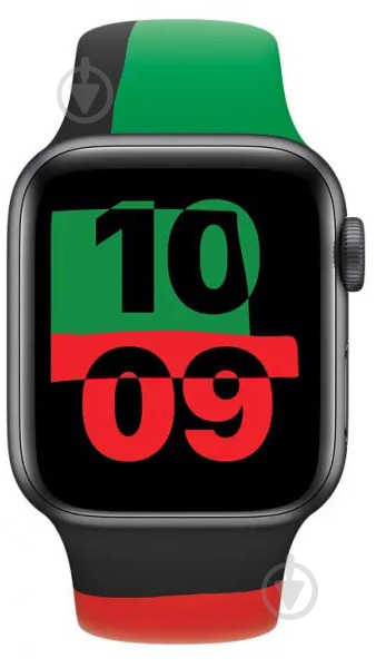 Ремешок Apple 40mm Black Unity Sport Band - Regular black (MJ4V3ZM/A) - фото 2