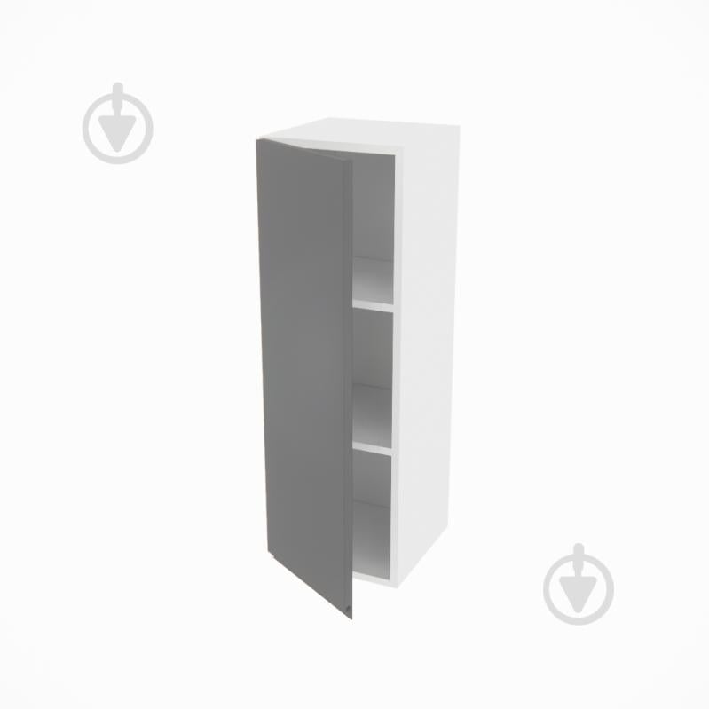 Шкаф Влада (В 30/30Ск (920)левая) графит/белый Світ Меблів - фото 2 Шкаф Влада (В 30/30Ск (920)левая) графит/белый Світ Меблів - фото 2