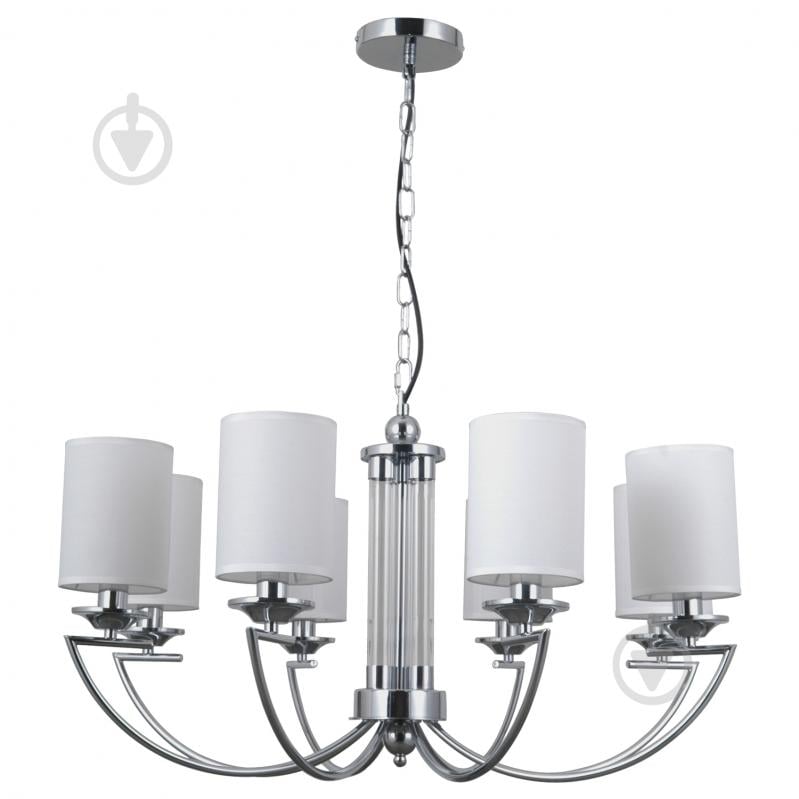 Люстра Victoria Lighting 8x40 Вт E14 хром Ursula/PL8 chrome - фото 1