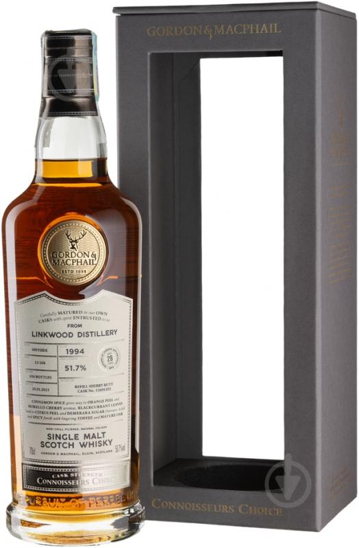 Виски Gordon & MacPhail Linkwood Connoisseurs Choice 1994 0,7 л - фото 1 Виски Gordon & MacPhail Linkwood Connoisseurs Choice 1994 0,7 л - фото 1