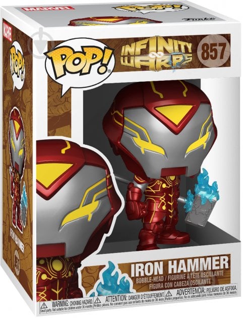 Фігурка Funko POP! Bobble Marvel Avengers Infinity Warps Iron Hammer 52005 (FUN25491116) - фото 2