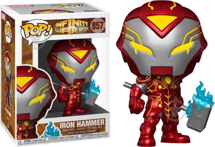 Фігурка Funko POP! Bobble Marvel Avengers Infinity Warps Iron Hammer 52005 (FUN25491116) - фото 3