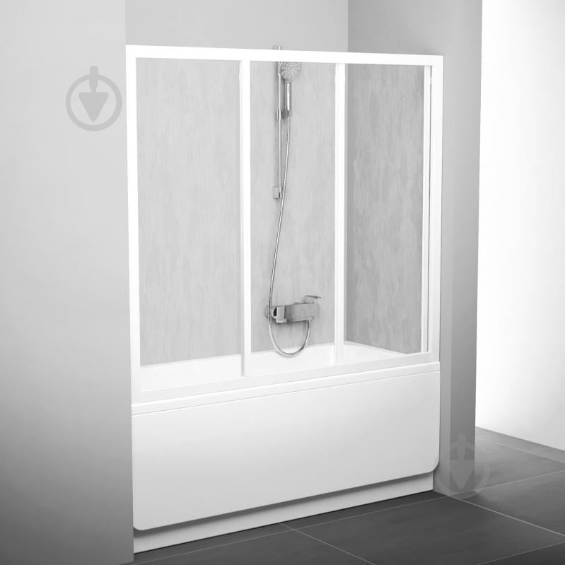 Штора для душа Ravak AVDP3-150 (Rain) white 40VP010241 - фото 1 Штора для душа Ravak AVDP3-150 (Rain) white 40VP010241 - фото 1