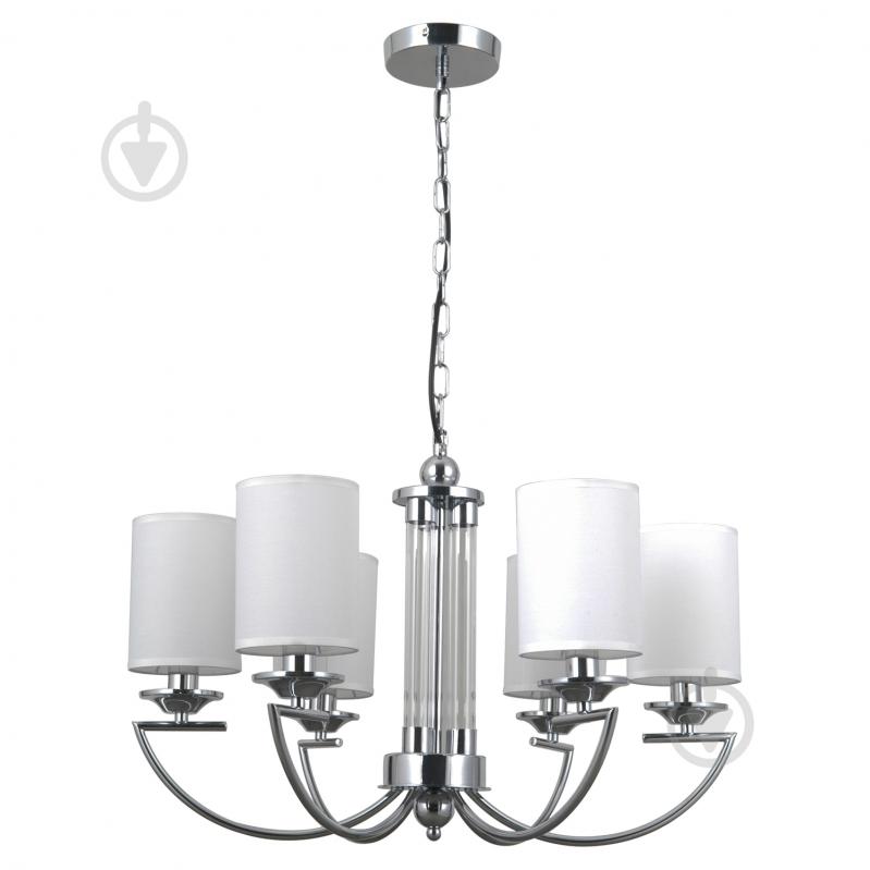 Люстра Victoria Lighting 6x40 Вт E14 хром Ursula/PL6 chrome - фото 1