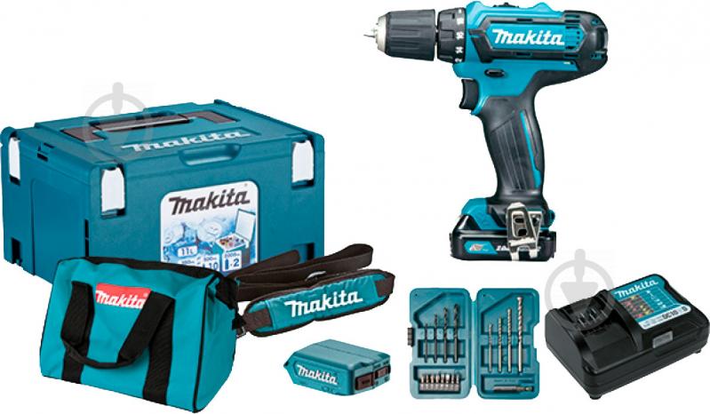 Шуруповерт акумуляторний Makita DF331DWAX6 - фото 1