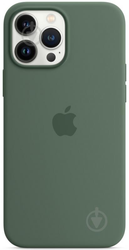 Чехол Apple Silicone Case with MagSafe для Apple iPhone 13 Pro Max eucalyptus (MN6C3ZE/A) - фото 2