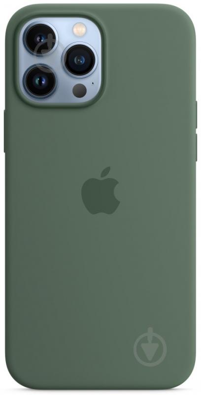Чехол Apple Silicone Case with MagSafe для Apple iPhone 13 Pro Max eucalyptus (MN6C3ZE/A) - фото 5