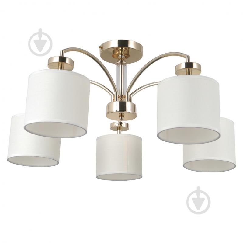 Люстра Victoria Lighting 5x40 Вт E14 золотой Teresa/PL5 gold - фото 1