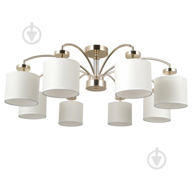 Люстра Victoria Lighting 8x40 Вт E14 золотой Teresa/PL8 gold - фото 1