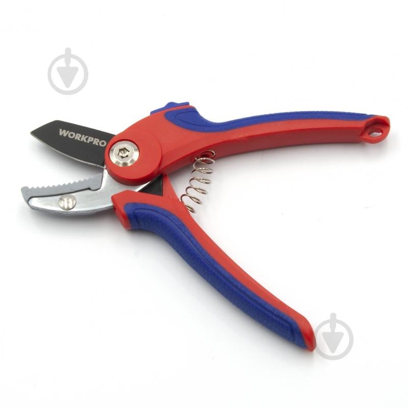 Секатор садовый WORKPRO с наковальней (WP332003) - фото 2