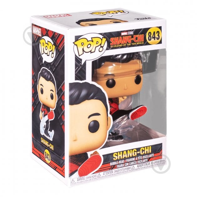 Фігурка Funko POP! Bobble Marvel Shang-Chi Shang-Chi (Kick) 52874 (FUN25491614) - фото 2