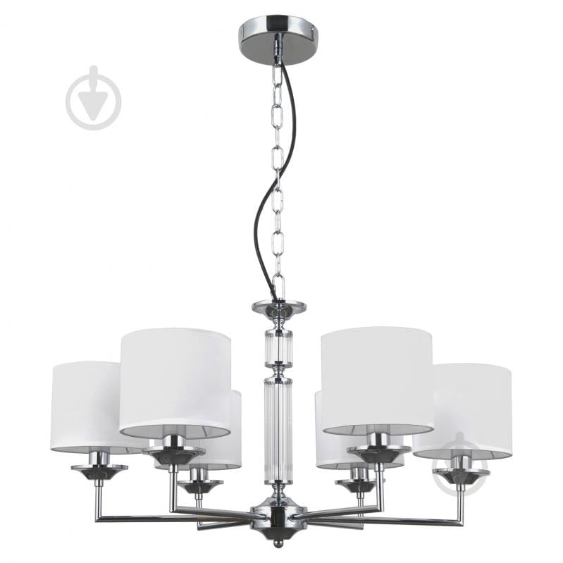 Люстра Victoria Lighting 6x40 Вт E14 хром Madlen/PL6 chrome - фото 1