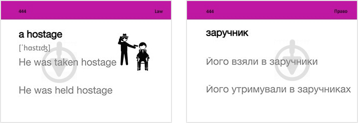 Картки для вивчення англійських слів «C2 – Proficient 500 шт.» 978-966-97738-1-4 - фото 2