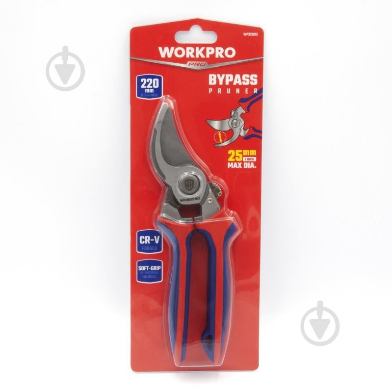 Секатор садовый WORKPRO CR-V PRO (WP332013) - фото 7
