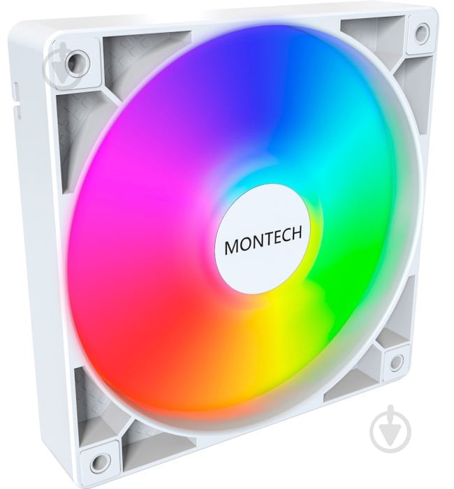 Вентилятор Montech GF120 ARGB PWM White - фото 2