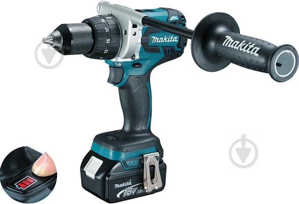 Шуруповерт аккумуляторный Makita DDF481RFE - фото 1