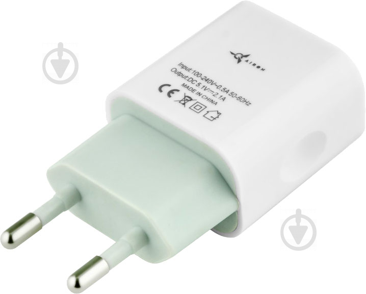 Зарядний пристрій AIRON USB 5В 2А White (6126755803215) - фото 3