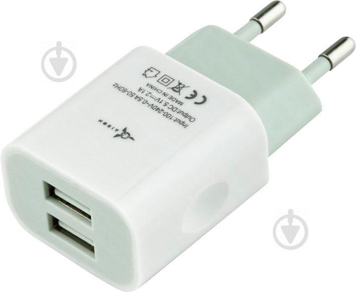 Зарядний пристрій AIRON USB 5В 2А White (6126755803215) - фото 2