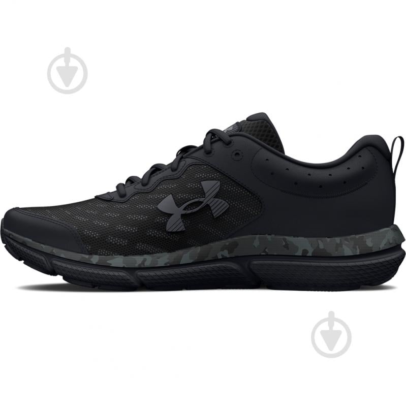 Кросівки чоловічі демісезонні Under Armour Charged Assert 10 Camo 3027036-001 р.42 чорні - фото 2