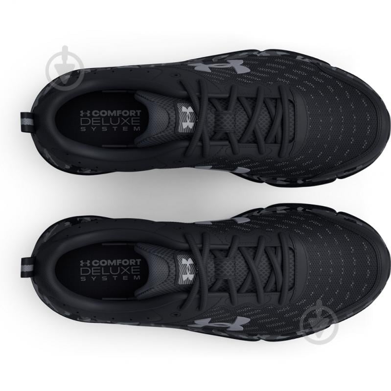Кросівки чоловічі демісезонні Under Armour Charged Assert 10 Camo 3027036-001 р.42 чорні - фото 4