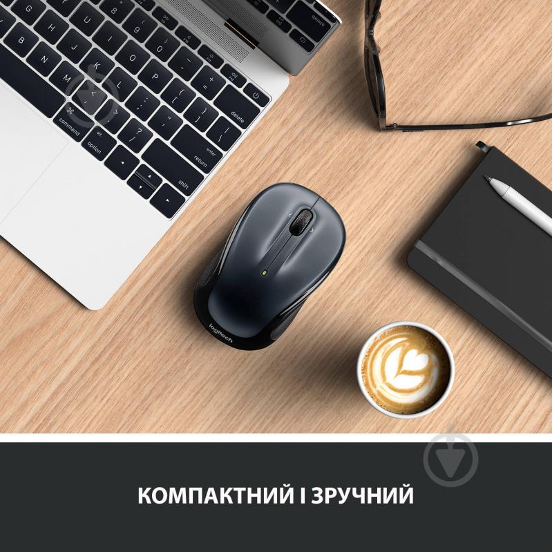 Мышка Logitech M325s Wireless dark silver (910-006812) - фото 2