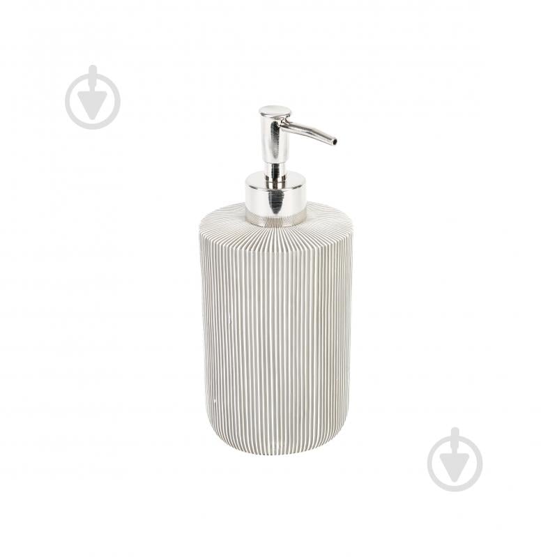 Дозатор для жидкого мыла Axentia Монтре серый (133904) - фото 1 Дозатор для жидкого мыла Axentia Монтре серый (133904) - фото 1