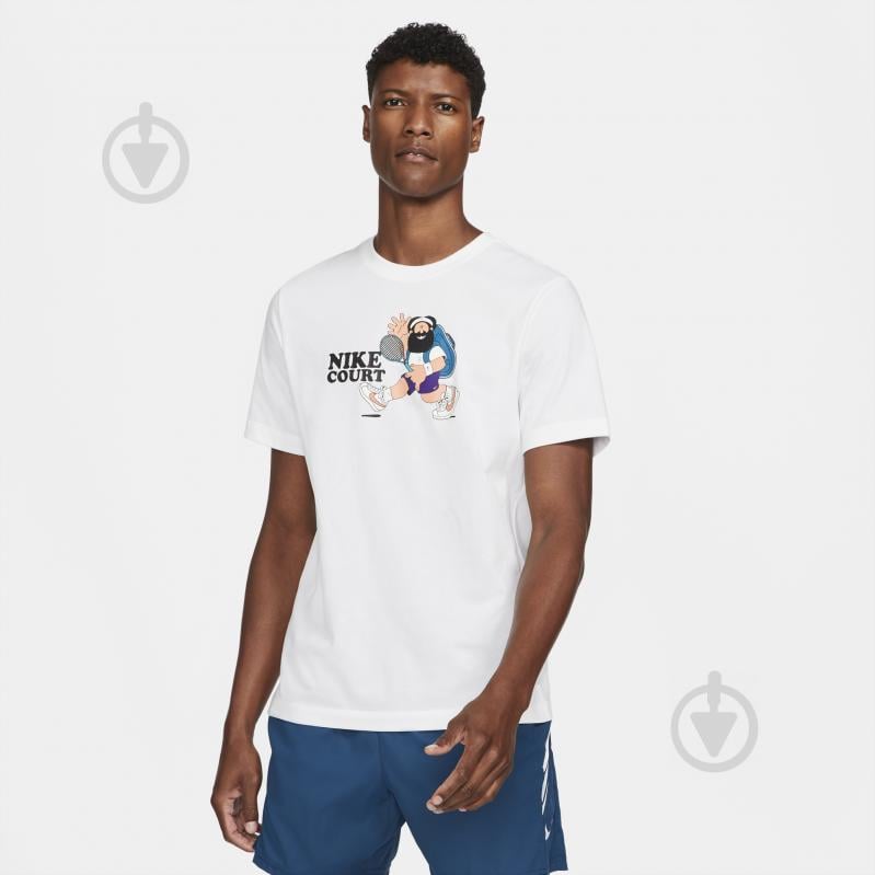 Футболка Nike M NKCT TEE SLAM DC5376-100 р.M белый - фото 1