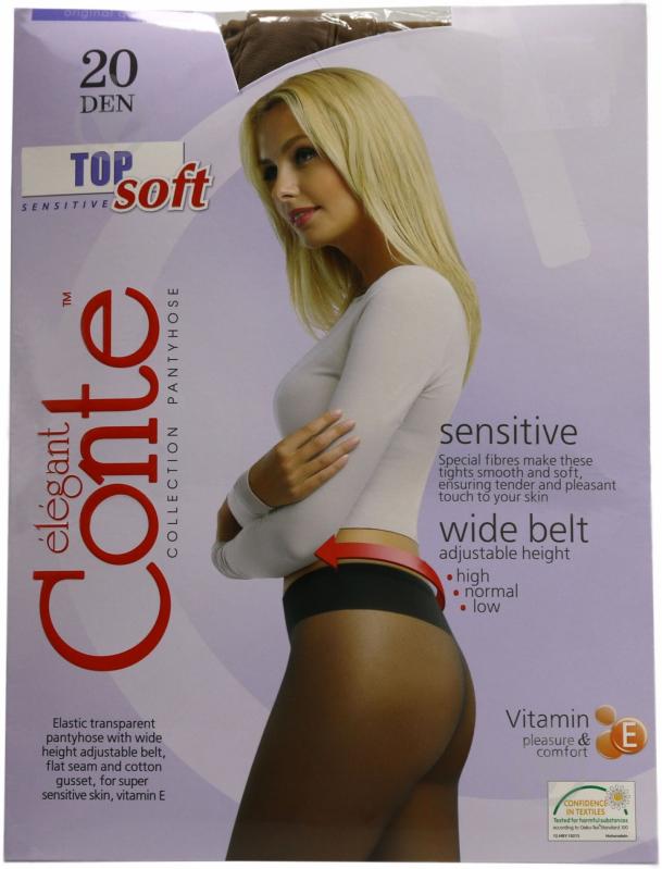 Колготки Conte Elegant TOP SOFT 20 den Bronz 4 бронзовый - фото 1