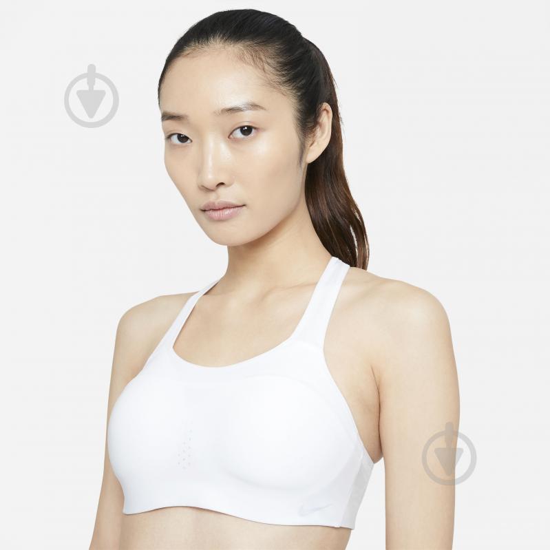 Бра Nike W NK DF ALPHA BRA AJ0340-100 р.XLD-E белый - фото 5