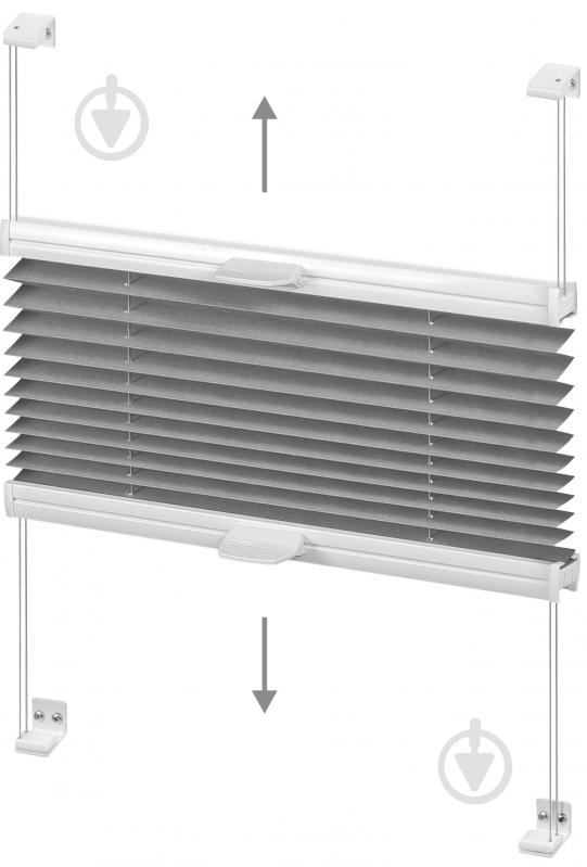 Штора-плісе Rollotex тканина DUO ECORO 130х120 см Коричневий - фото 8