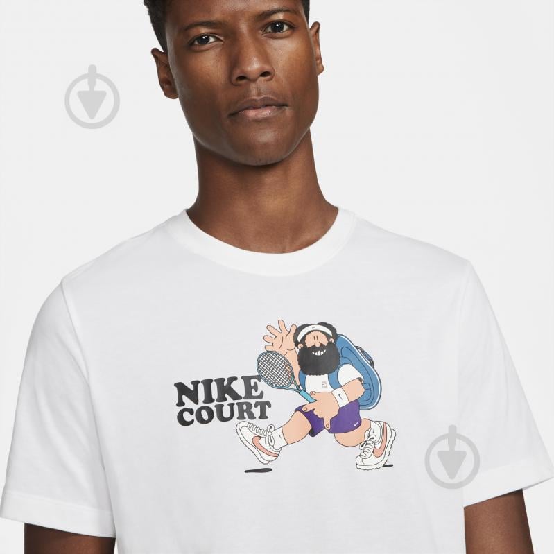 Футболка Nike M NKCT TEE SLAM DC5376-100 р.S белый - фото 3